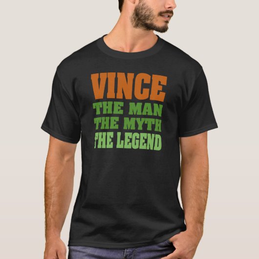 VINCE -人、神話、伝説 Tシャツ (正面)