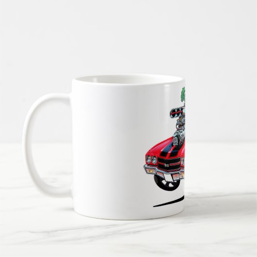 Vince Crains High Octan Art, 1970 Chevelle SS コーヒーマグカップ (左)