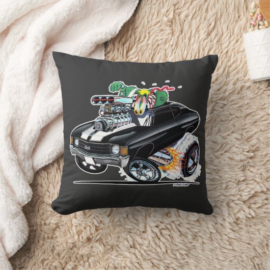 Vince Crains High Octan Art, 1972 Chevelle SS クッション (ブランケット)