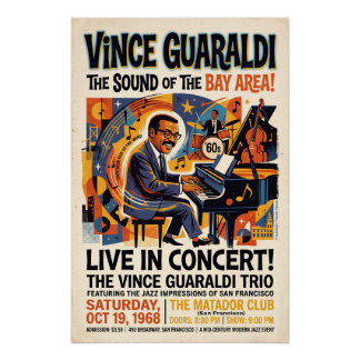 Vince Guaraldi Live ポスター
