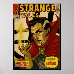 VINCENT PRICE AS DR.奇妙なレトロ漫画カバー ポスター