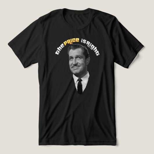 Vincent Price is Right トライブレンドＴシャツ (デザイン正面)