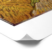 Vincent Vanゴッホによるヒノキ付きカントリーロード ポスター (角)