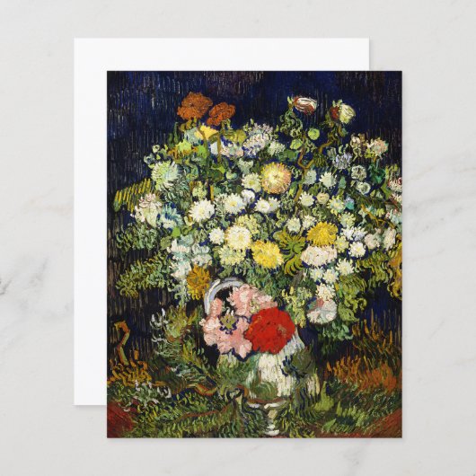 Vincent Vanゴッホによる花瓶の花束 (正面/裏面)