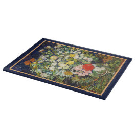 Vincent Vanゴッホによる花瓶の花束 カッティングボード