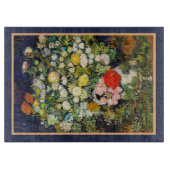 Vincent Vanゴッホによる花瓶の花束 カッティングボード (正面)