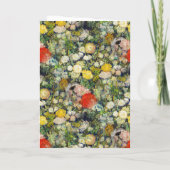 Vincent Vanゴッホによる花瓶の花束 カード (裏面)