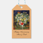 Vincent Vanゴッホによる花瓶の花束 ギフトタグ (正面)