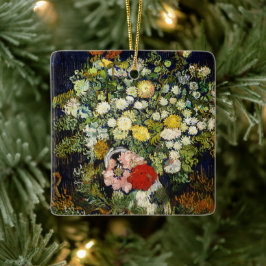 Vincent Vanゴッホによる花瓶の花束 セラミックオーナメント