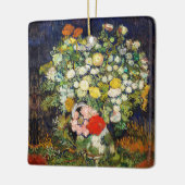Vincent Vanゴッホによる花瓶の花束 セラミックオーナメント (左)