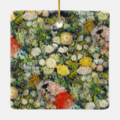 Vincent Vanゴッホによる花瓶の花束 セラミックオーナメント (裏面)