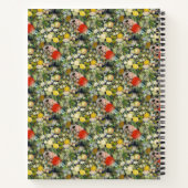 Vincent Vanゴッホによる花瓶の花束 ノートブック (裏面)