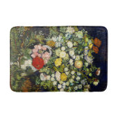 Vincent Vanゴッホによる花瓶の花束 バスマット (正面)
