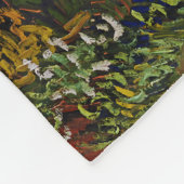 Vincent Vanゴッホによる花瓶の花束 フリースブランケット (角)