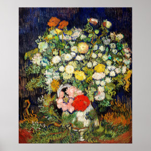 Vincent Vanゴッホによる花瓶の花束 ポスター