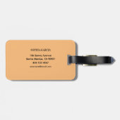 Vincent Vanゴッホによる花瓶の花束 ラゲッジタグ (裏面横)