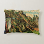 Vincent vanゴッホによる茅葺き砂岩コテージ アクセントクッション (裏面)