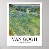 Vincent VanゴッホのVineyardsで ポスター (正面)