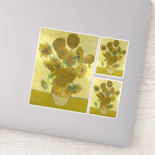 Vincent Vanゴッホ – ひまわり、4番目のバージョン シール (詳細)