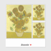 Vincent Vanゴッホ – ひまわり、4番目のバージョン シール (シート)