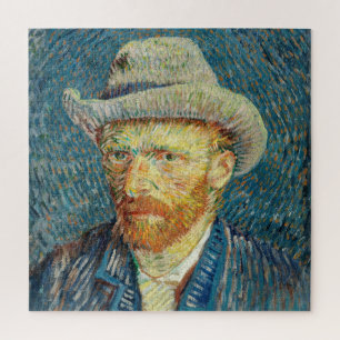 Vincent Vanゴッホ・グレーハット感じ自画像 ジグソーパズル
