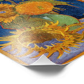 Vincent Vanゴッホ – サンフラワーズ、第2版 フォトプリント (角)