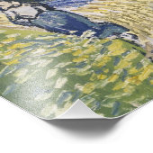 Vincent Vanゴッホ、Auversの教会 フォトプリント (角)