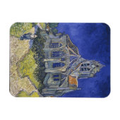 Vincent Vanゴッホ、Auversの教会 マグネット (横)