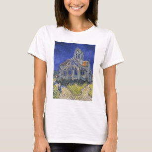 Vincent Vanゴッホ、Auversの教会 Tシャツ