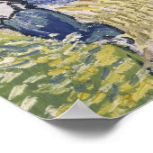 VINCENT VANゴッホ- Auvers 1890教会 ポスター (角)