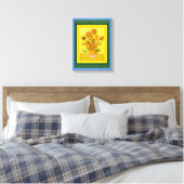 VINCENT VANゴッホ...SUNFLOWERS Canvas Print キャンバスプリント (インサイチュ (寝室))