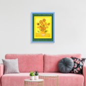 VINCENT VANゴッホ...SUNFLOWERS Canvas Print キャンバスプリント (インサイチュ (リビング))
