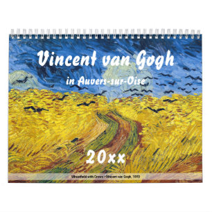 Vincent van ゴッホのAuvers-sur-Oise カレンダー