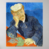 Vincent Van ゴッホ博士のポートレート ポスター (正面)