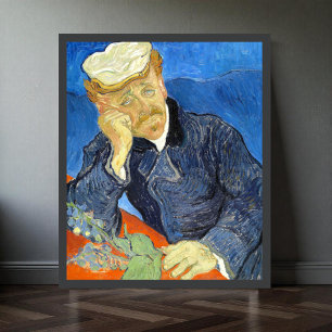 Vincent Van ゴッホ博士のポートレート ポスター