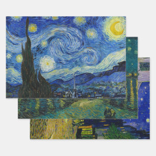Vincent van ゴッホ・コレクション・デコページ ラッピングペーパーシート