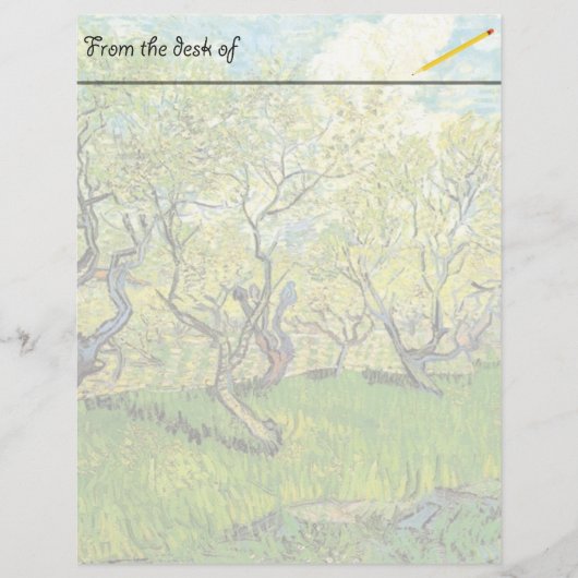 Vincent van ゴッホ、Orchard in Blossom (正面)