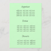 Vincent van ゴッホ、Orchard in Blossom メニュー (裏面)