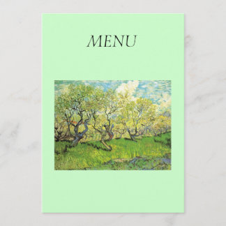 Vincent van ゴッホ、Orchard in Blossom メニュー