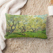 Vincent van ゴッホ、Orchard in Blossom ランバークッション (ブランケット)