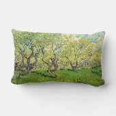 Vincent van ゴッホ、Orchard in Blossom ランバークッション (裏面)