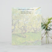 Vincent van ゴッホ、Orchard in Blossom レターヘッド (スタンド正面)