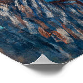 Vincent van Goによるグ感じレイハット付きセルフポートレート ポスター (角)