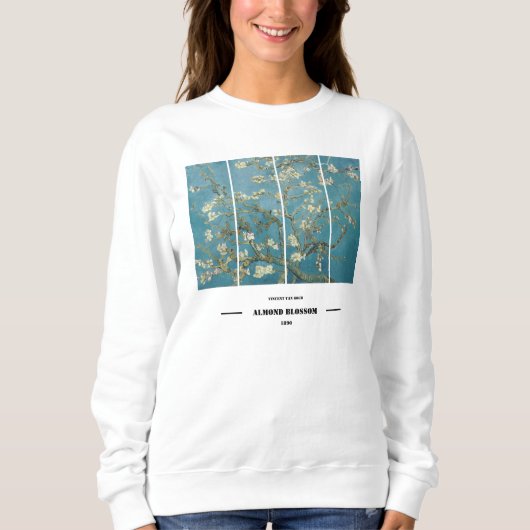 Vincent Van Gogh アルモンドの花 スウェットシャツ (正面)
