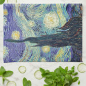 Vincent Van Gogh/ 星降る夜 キッチンタオル (折り畳み)