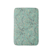 Vincent Van Gogh Almond Blossom on Mint Green バスマット (正面縦)