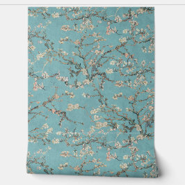 Vincent Van Gogh Almond Blossom on Robin Egg Blue 壁紙
