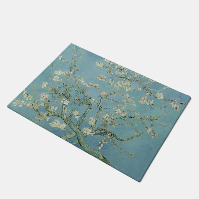 Vincent van Gogh – Almond tree in blossom ドアマット (アングル)