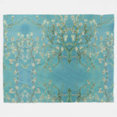 Vincent van Gogh – Almond tree in blossom フリースブランケット (正面(横))