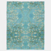 Vincent van Gogh – Almond tree in blossom Fleecede フリースブランケット (正面)